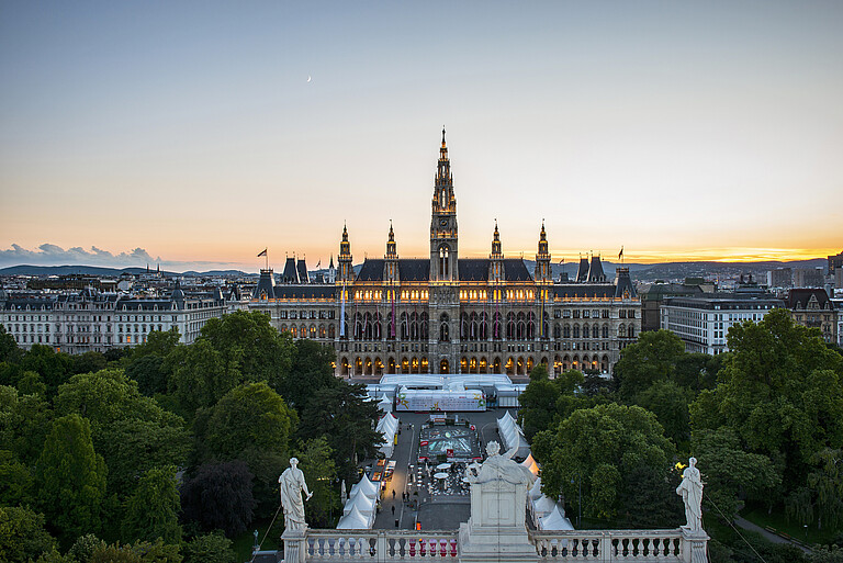 View of Vienna City Hall