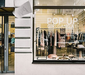 Facade of the Pop Up Shop
