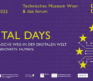 Digital Days folder with details of location and date