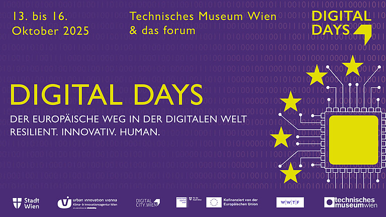 Digital Days folder with details of location and date