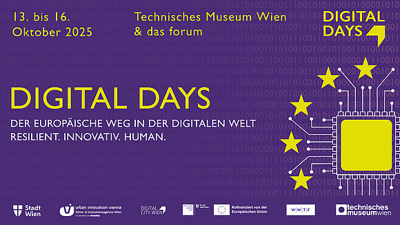 Digital Days folder with details of location and date