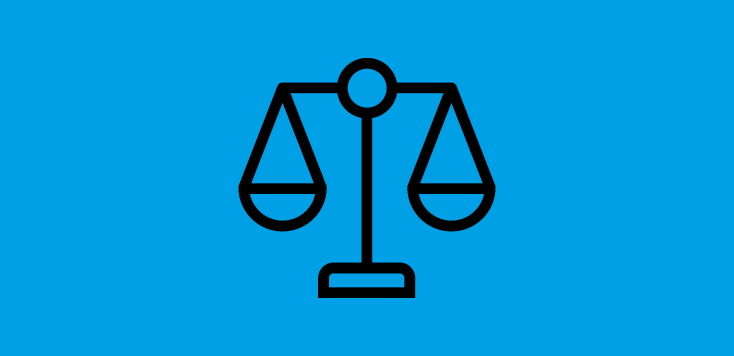 Icon - a black scale