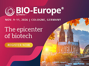 BIO-Europe leaflet featuring Cologne Cathedral