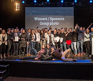 Wiinners of the Splah Award 2018 on stage