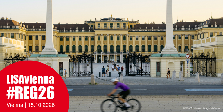 Flyer REG26 featering Schönbrunn Palace