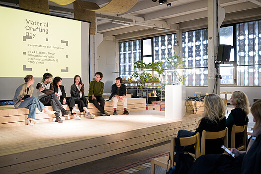 Biofabrique Vienna: Podiumskdiskussion beim Material Crafting Day