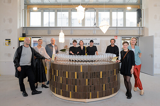 Biofabrique Kantine auf der Vienna Design Week