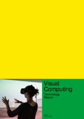 View of the cover of the Technologiereport Visual Computing in English.